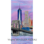 One Trade Center & Brooklyn Bridge-25x50-Réservé