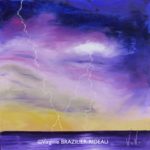 Ciel Orageux sur Mer-30x30cm-90€